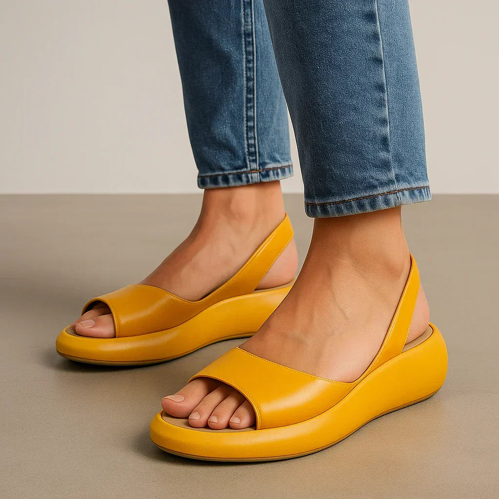 BandForm — Platform Sandal with Wide Strap