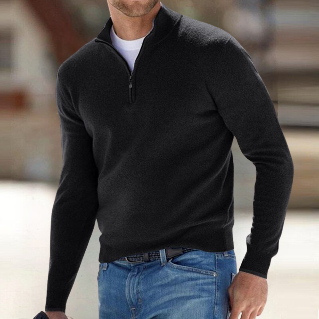 Santous zip-up sweater | SYVEN