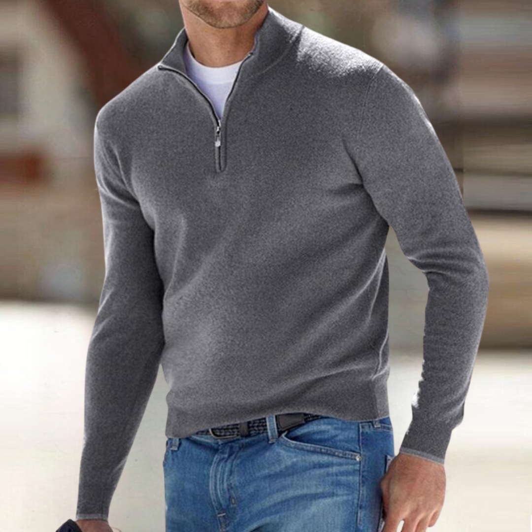 Santous zip-up sweater | SYVEN