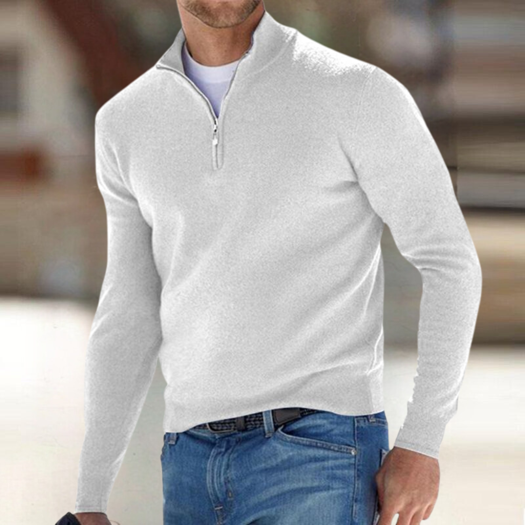 Santous zip-up sweater | SYVEN