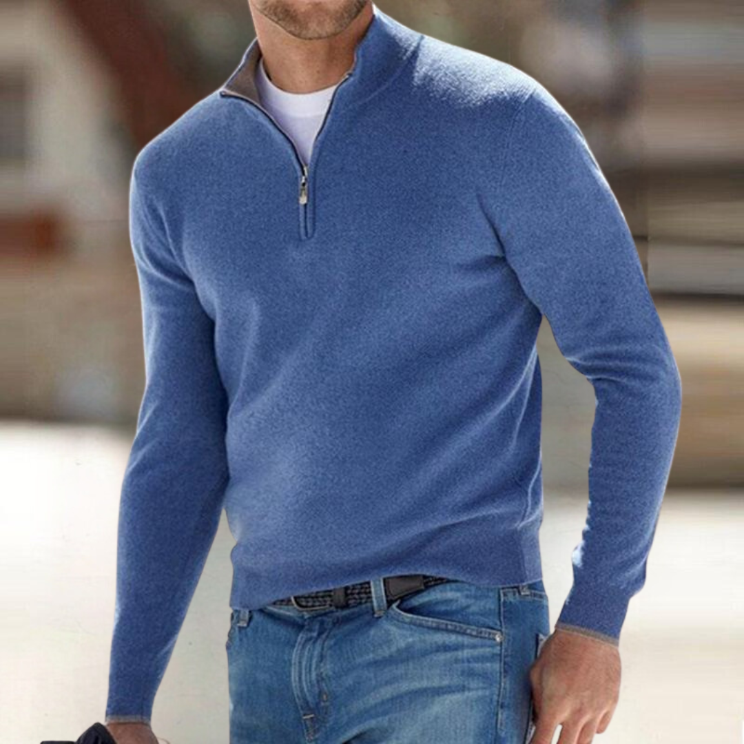 Santous zip-up sweater | SYVEN