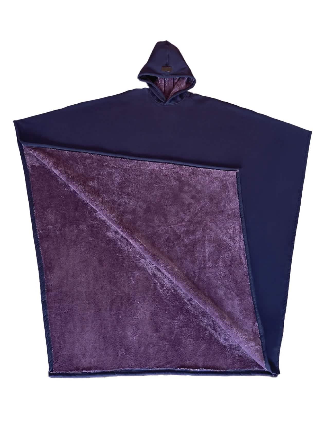 FleeceGuard™ – Ultra-soft thermal cape with hood for soothing warmth