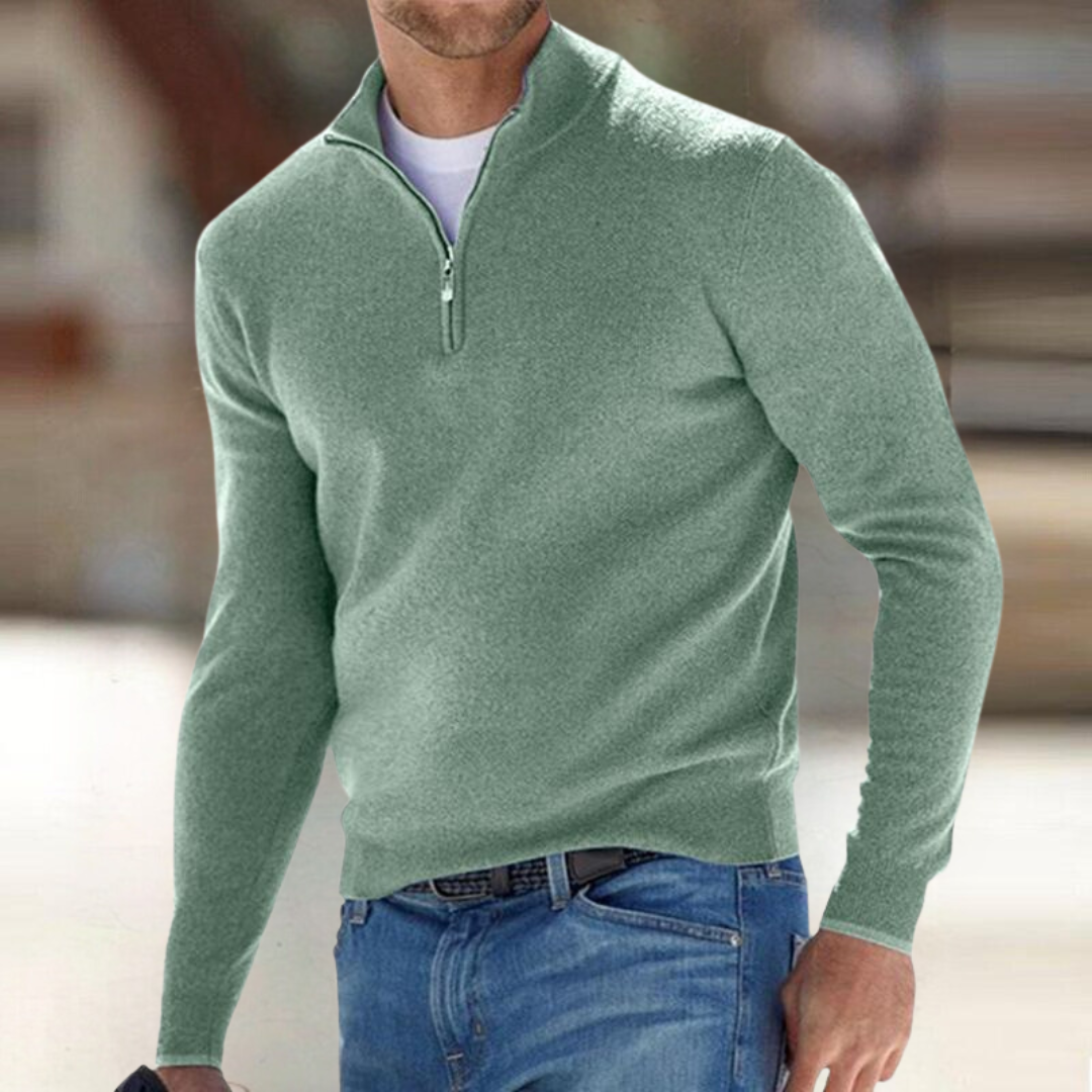 Santous zip-up sweater | SYVEN