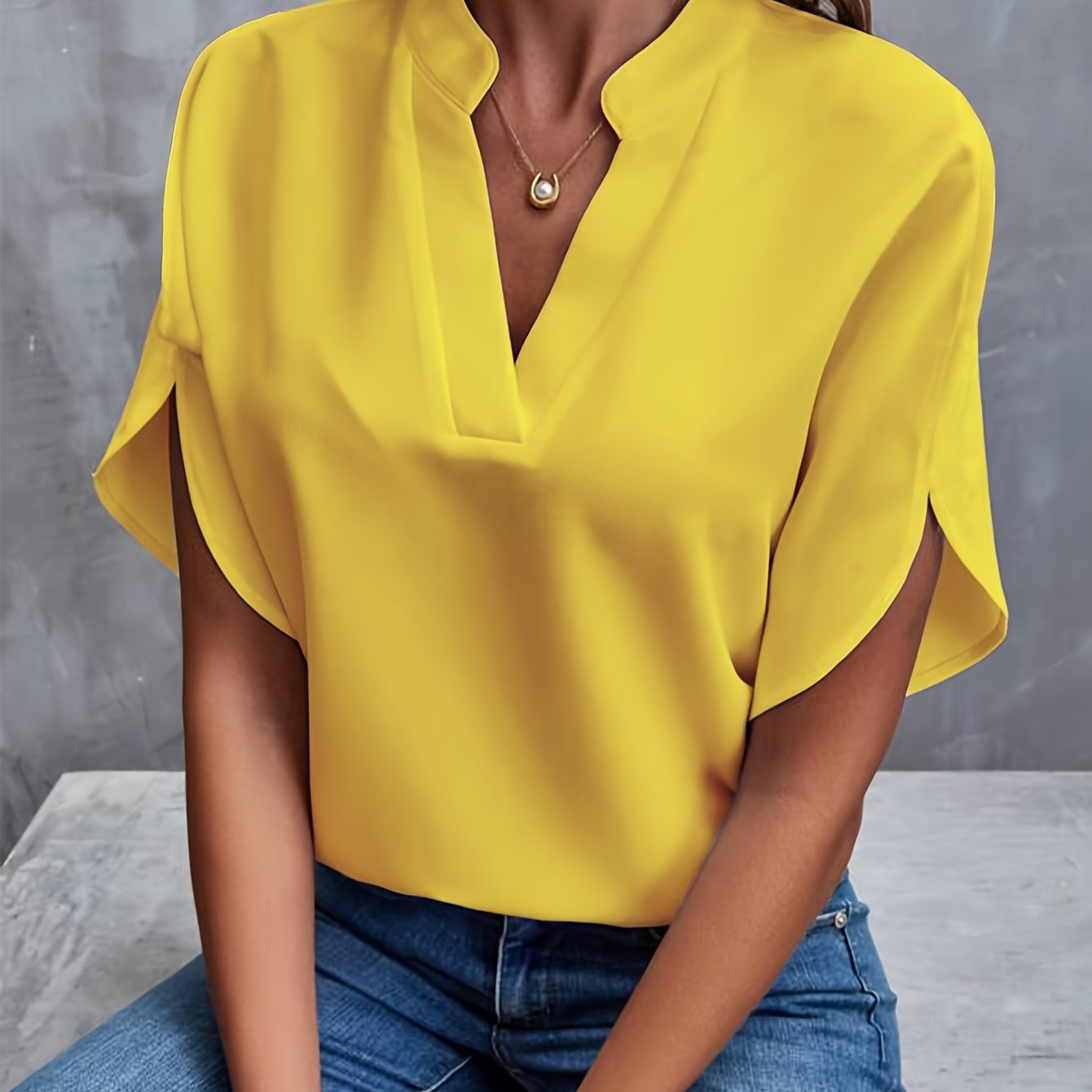 Blouse with wide sleeves Beth | QYVEN