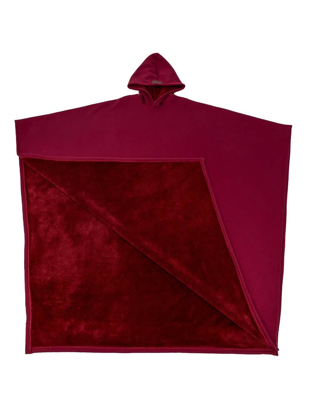 FleeceGuard™ – Ultra-soft thermal cape with hood for soothing warmth